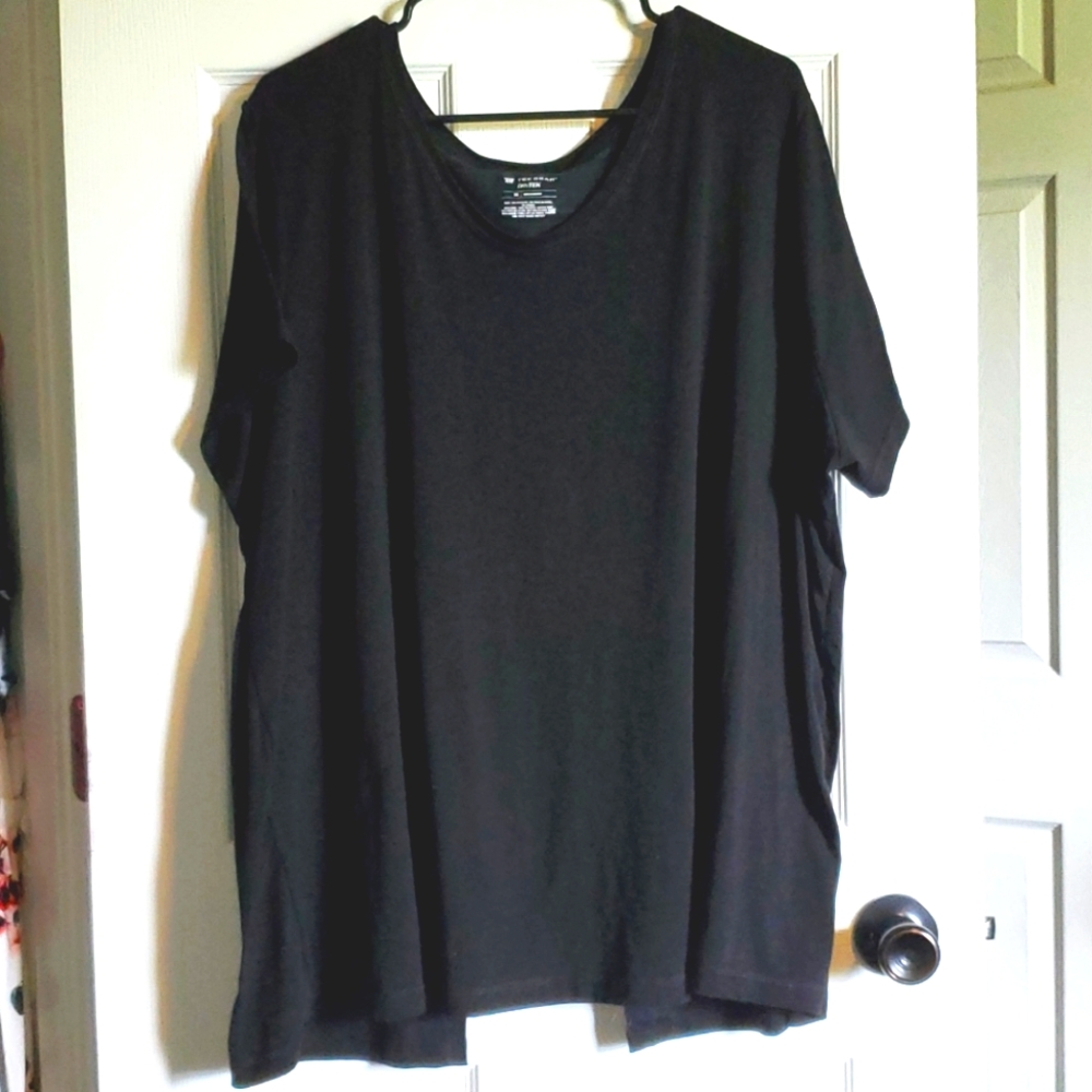 Tek Gear DryTek Womens 2X Black Athletic Tee